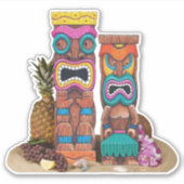 Sticker Totems Tiki (Devant)