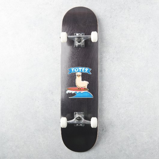 Sticker Totes Alpaca (Skateboard)