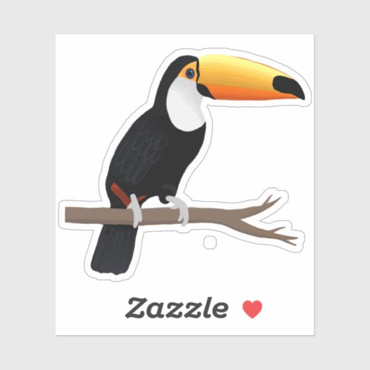 Sticker Toucan (Feuille)