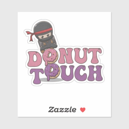 Sticker Touche à l'âne ! (Feuille)