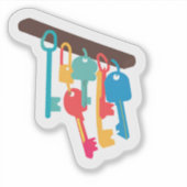 Sticker Touches de différentes couleurs (Devant)