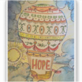 Sticker Toujours avoir de l'espoir (Devant)