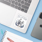 Sticker Toujours avoir une chèvre d'évasion (articles plus (Ordinateur portable avec iPhone)