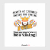 Sticker Toujours être un viking (Feuille)