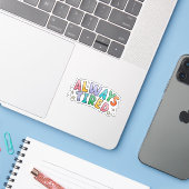 Sticker Toujours Fatigué (Ordinateur portable avec iPhone)