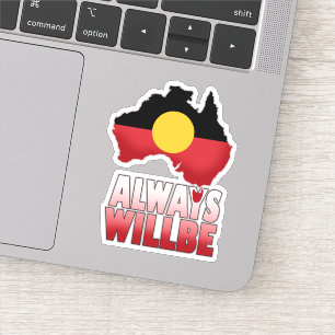 Sticker Toujours sera la terre aborigène, Australie