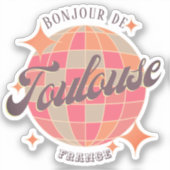 Sticker Toulouse France (Recto)