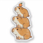 Sticker Tour Capybara (Devant)