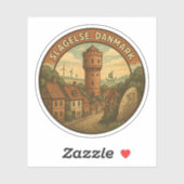 Sticker Tour de Slagelse Danemark (Feuille)
