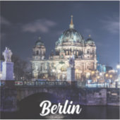 Sticker Tour de télévision et Cathédrale de Berlin à Berli (Devant)