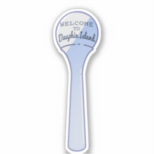 Sticker tour d'eau de l'île Dauphin.