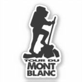 Sticker Tour du Mont Blanc (Recto)
