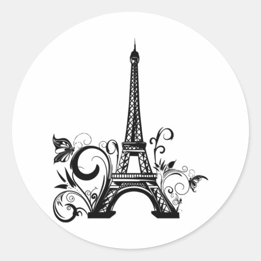 Sticker Tour Eiffel (Devant)