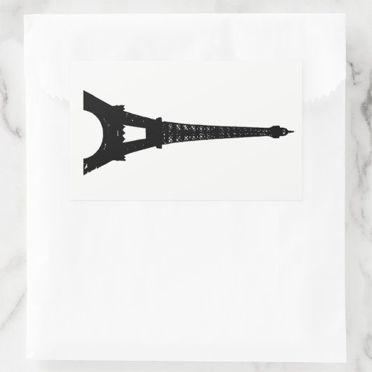 Sticker Tour Eiffel noir & blanc (Sac)