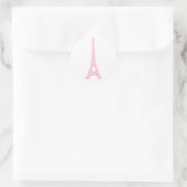Sticker Tour Eiffel rose (Sac)