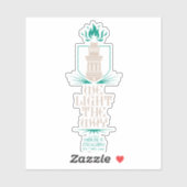 Sticker Tour | Nous Éclairons Le Chemin (Feuille)