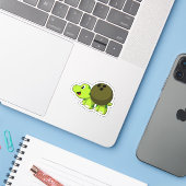 Sticker Tourbillon à bowling (Ordinateur portable avec iPhone)