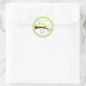 Sticker tourbillonnant pour Mariage d'oiseaux (ver (Sac)