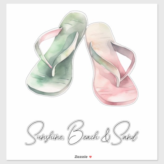 Sticker Tournes Sunshine Beach (Feuille)