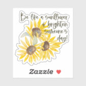 Sticker tournesol (Feuille)