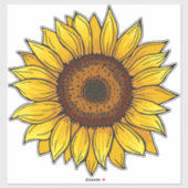 Sticker Tournesol (Feuille)