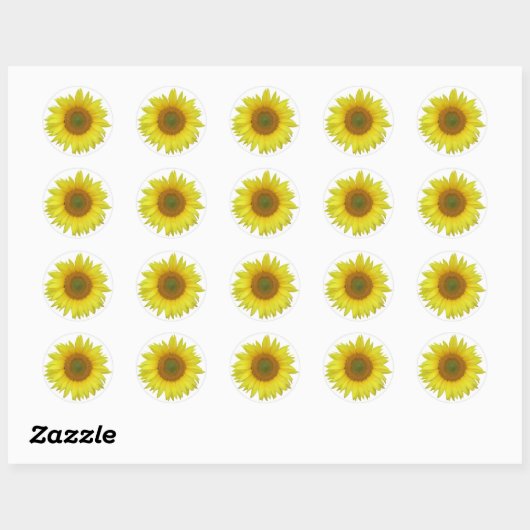 Sticker tournesol (Feuille)
