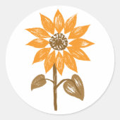 Sticker tournesol (Devant)