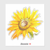 Sticker tournesol (Feuille)