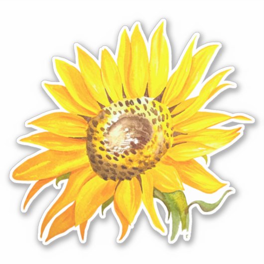 Sticker tournesol (Devant)