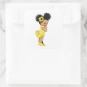 Sticker tournesol africain-américain (Sac)