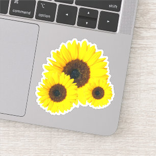 Sticker Tournesol d'été heureux