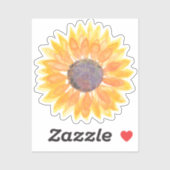 Sticker Tournesol jaune (Feuille)