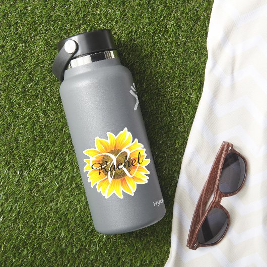 Sticker Tournesol personnalisé (HydroFlask Insitu)