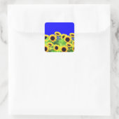 Sticker Tournesol Ukraine Drapeaux couleurs - Libe (Sac)