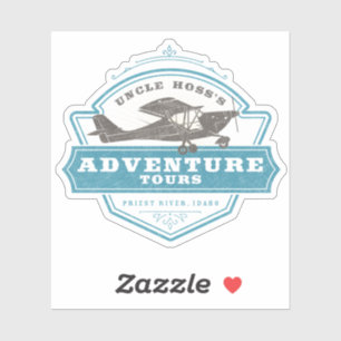 Sticker Tours d'aventure de l'oncle Hoss