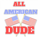 STICKER TOUS LES AMÉRICAINS DUD (Devant)