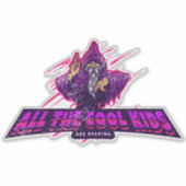 Sticker Tous les enfants cool lisent l'autocollant d'image (Devant)