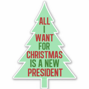 Sticker Tout ce que je veux pour Noël est un nouvel ordina