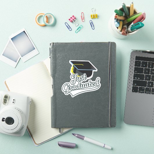 Sticker Tout juste diplômé !  (Couverture iPad)