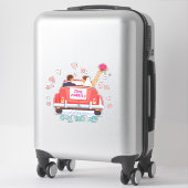 Sticker Tout juste mariés  (Sur valise)