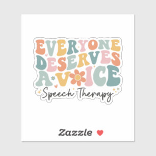 Sticker Tout Le Monde Mérite Une Voix