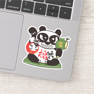 Sticker Tout Lucky Panda Dieu