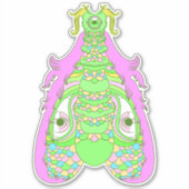 Sticker Tout voir la papillon (Devant)