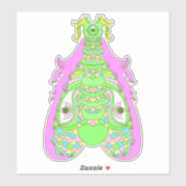 Sticker Tout voir la papillon (Feuille)