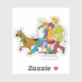 Sticker Toute la bande Walking Mystery Inc (Feuille)