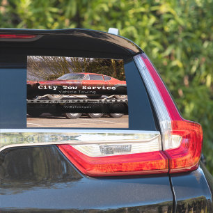 Sticker Tow Service société véhicule de publicité entrepri