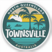 Sticker Townsville, Queensland Australie (Devant)