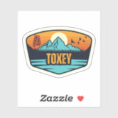 Sticker Toxey, Alabama (Feuille)