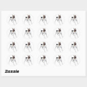 Sticker Toy Fox Terrier (Feuille)