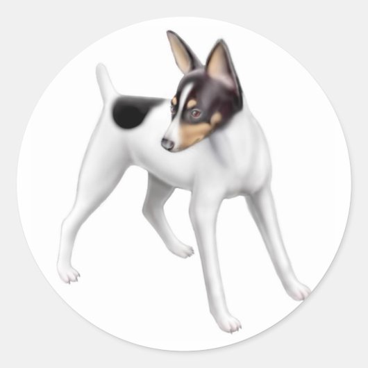 Sticker Toy Fox Terrier (Devant)
